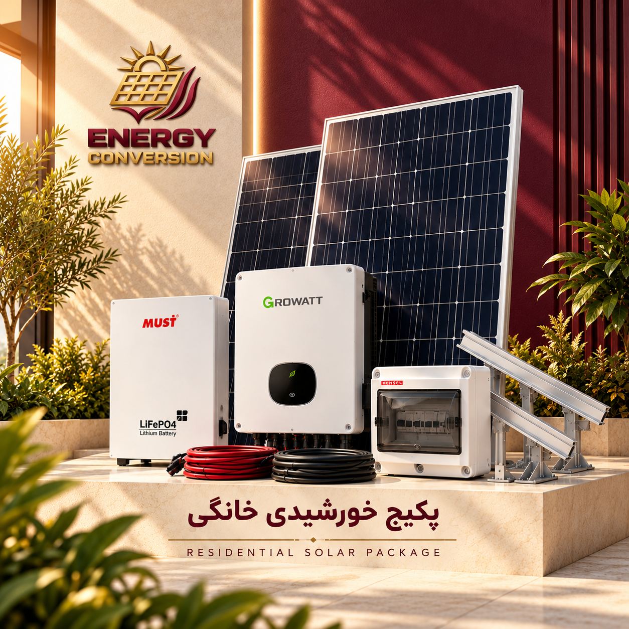 پکیج های سیستم خورشیدی خانگی آفگرید